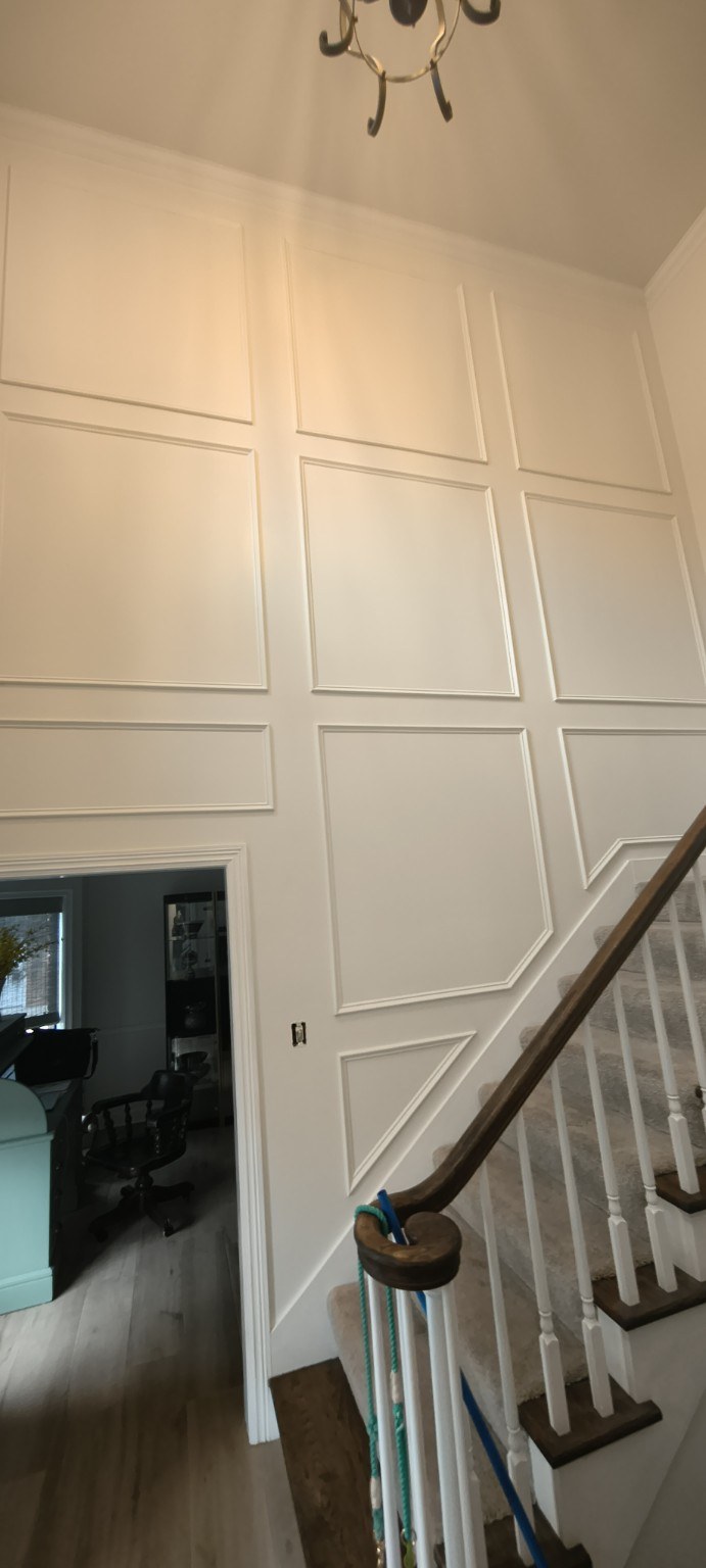 Classic stairway moulding